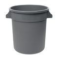 RW Clean 10 gal Gray Plastic Commercial Trash Can / Ingredient Bin - 18 1/4" x 15 3/4" x 17 1/4" - 1 count box