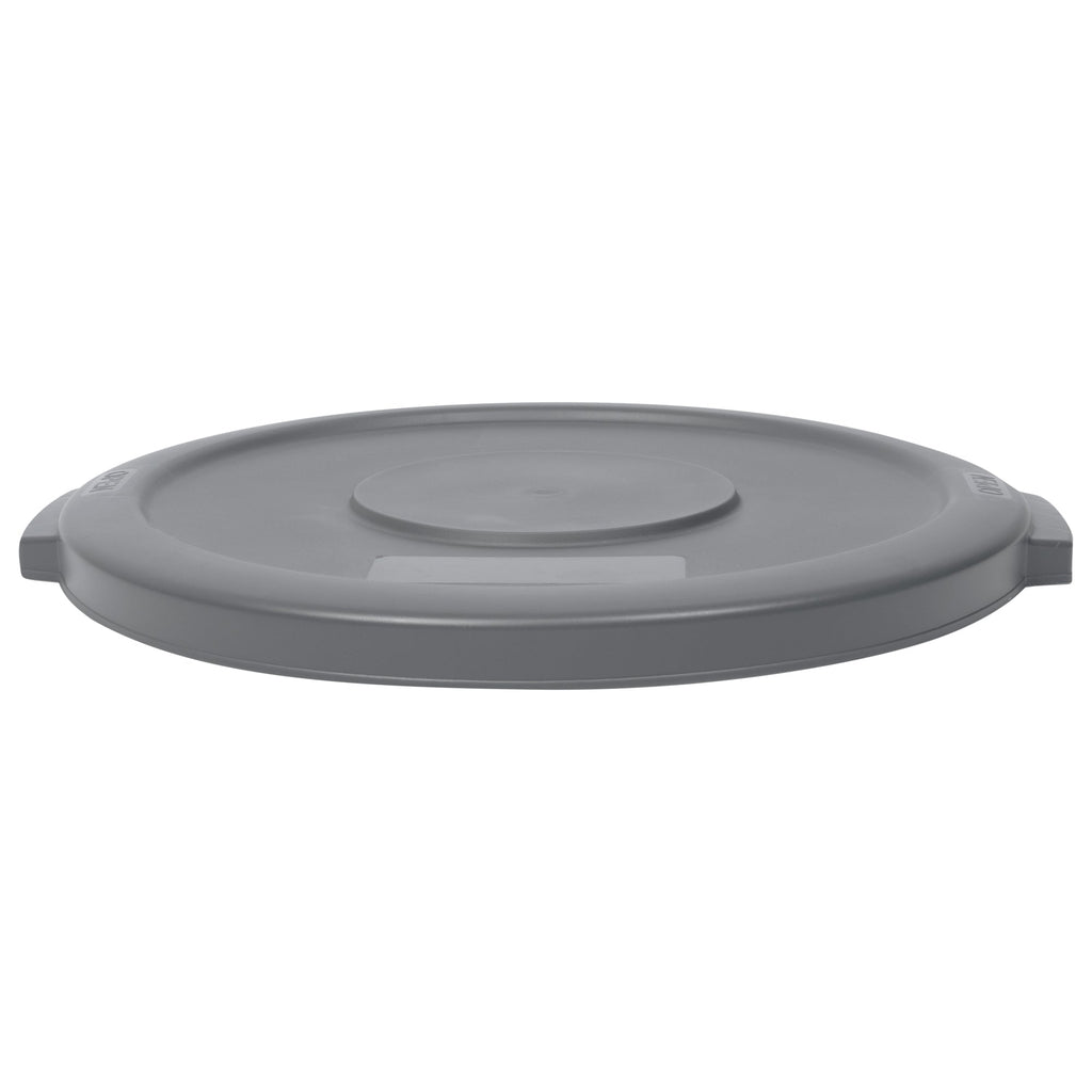 RW Clean Gray Plastic Commercial Trash Can / Ingredient Bin Lid - Fits 10 gal - 1 count box