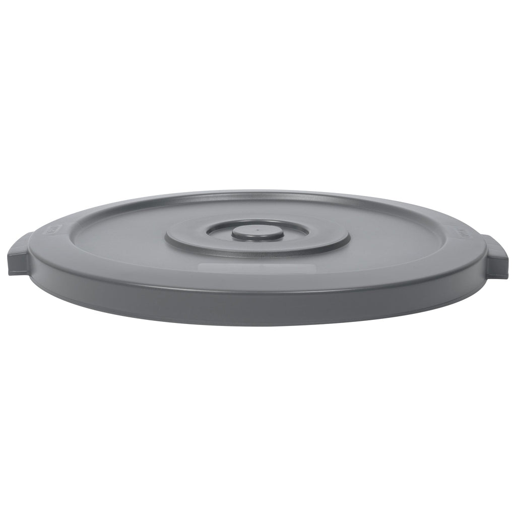 RW Clean Gray Plastic Commercial Trash Can / Ingredient Bin Lid - Fits 20 gal - 1 count box