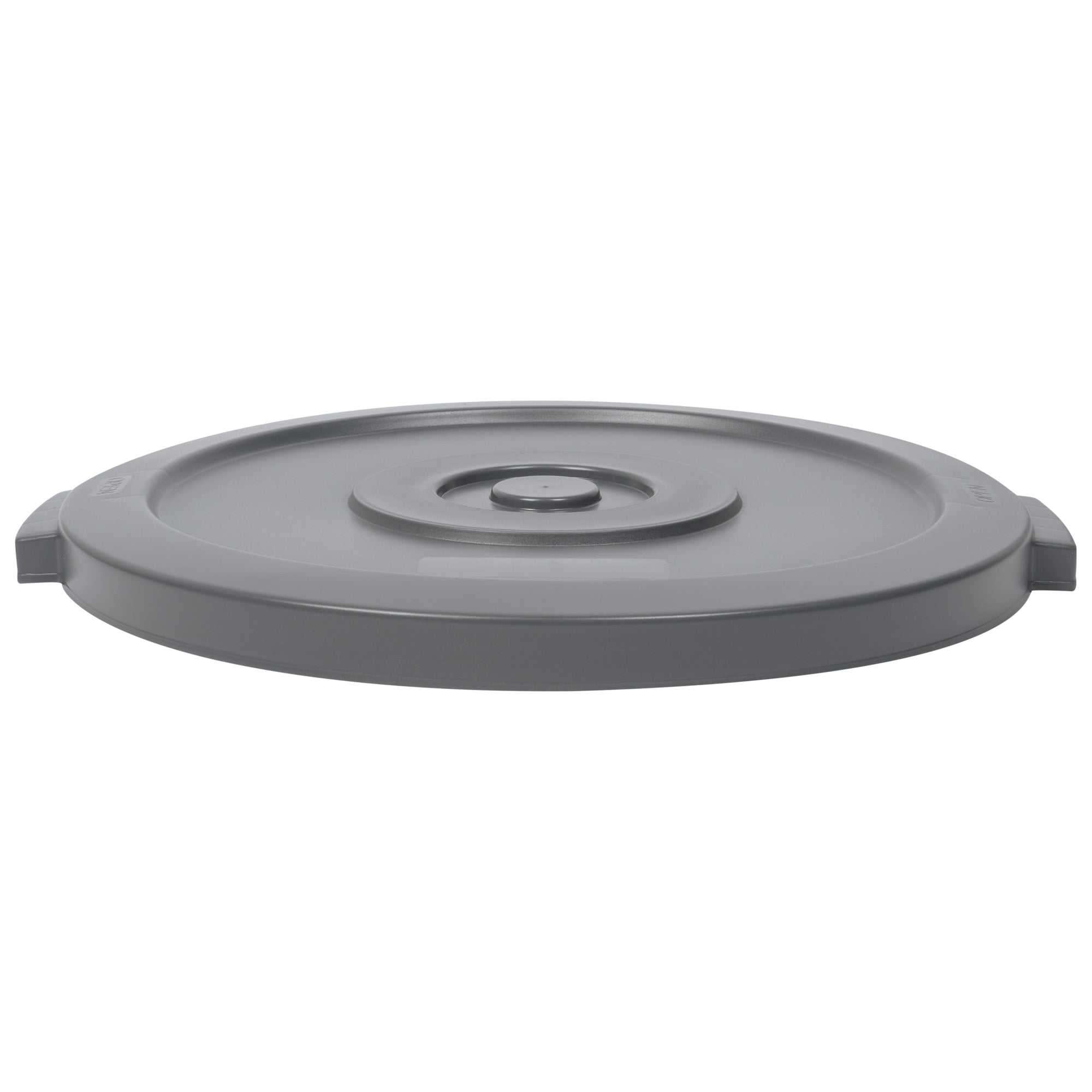 RW Clean Gray Plastic Commercial Trash Can / Ingredient Bin Lid - Fits 20 gal - 1 count box