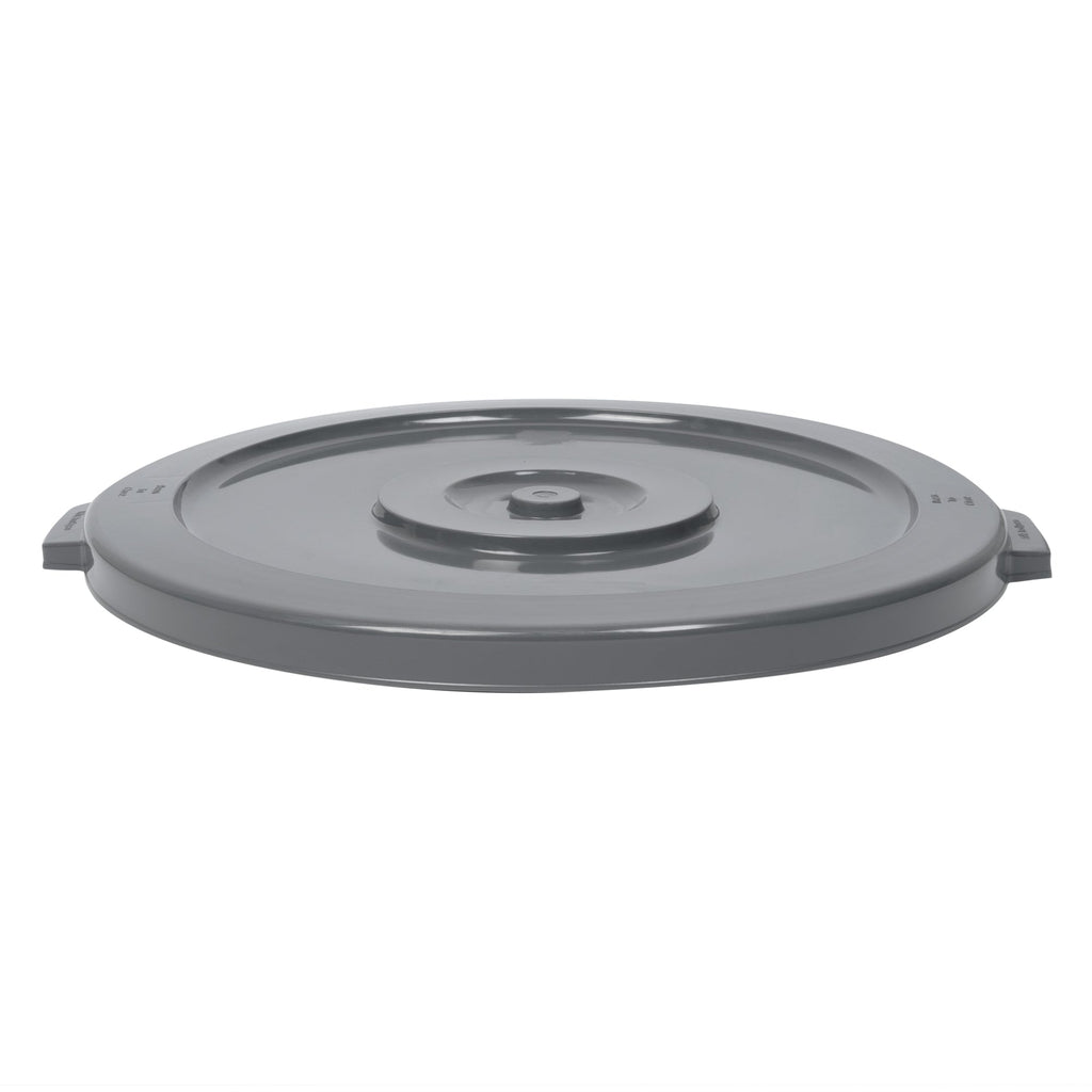 RW Clean Gray Plastic Commercial Trash Can / Ingredient Bin Lid - Fits 32 gal - 1 count box
