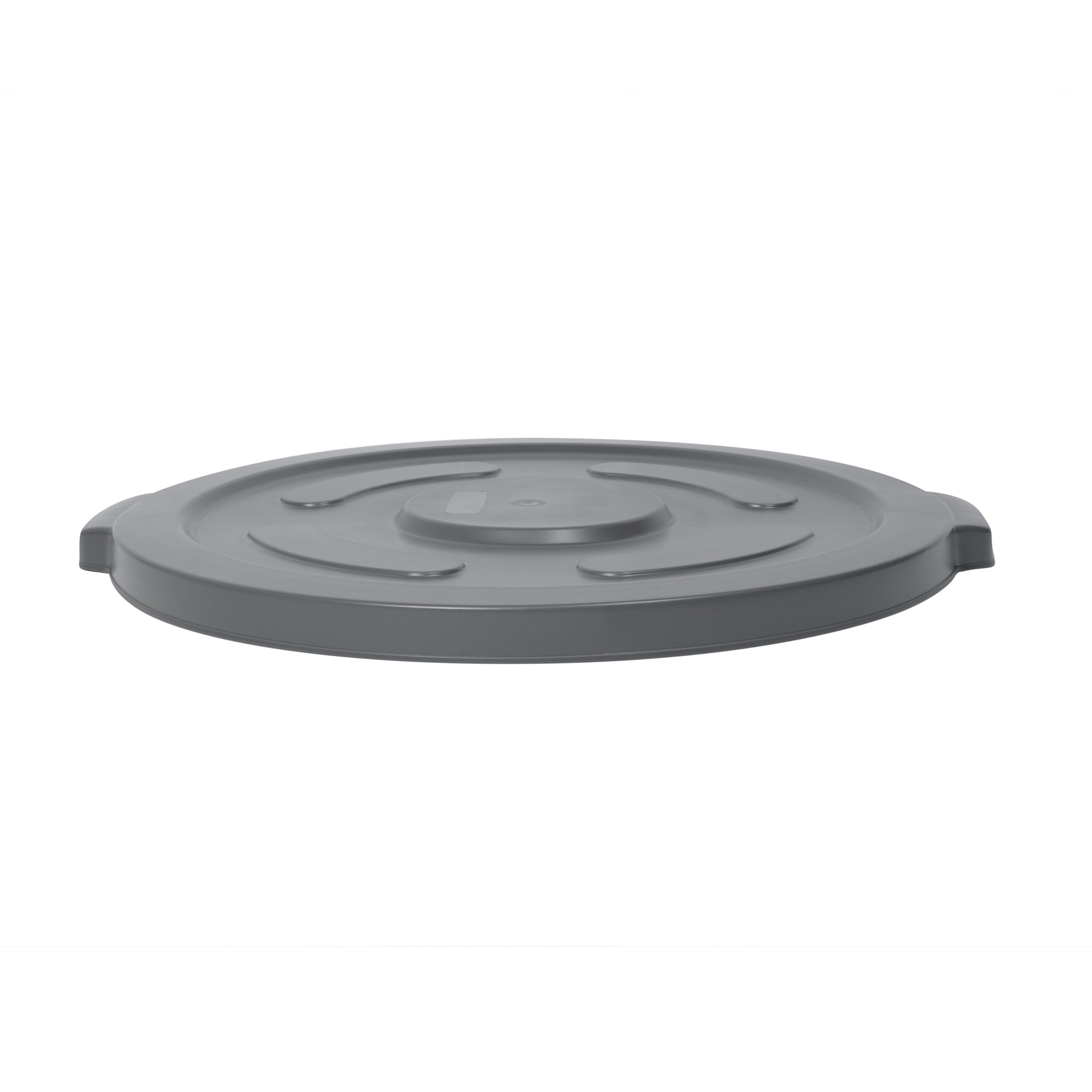 RW Clean Gray Plastic Commercial Trash Can / Ingredient Bin Lid - Fits 55 gal - 1 count box