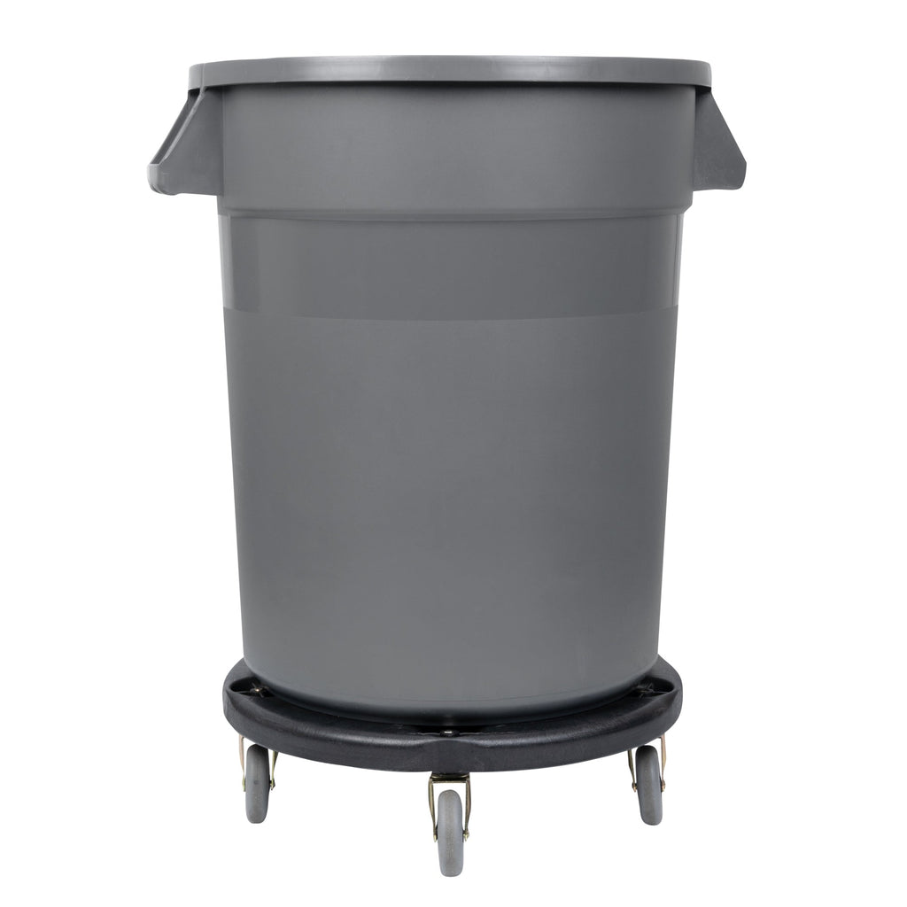 RW Clean Plastic Commercial Trash Can / Ingredient Bin Dolly - Fits 20, 32, 44 and 55 gal - 1 count box