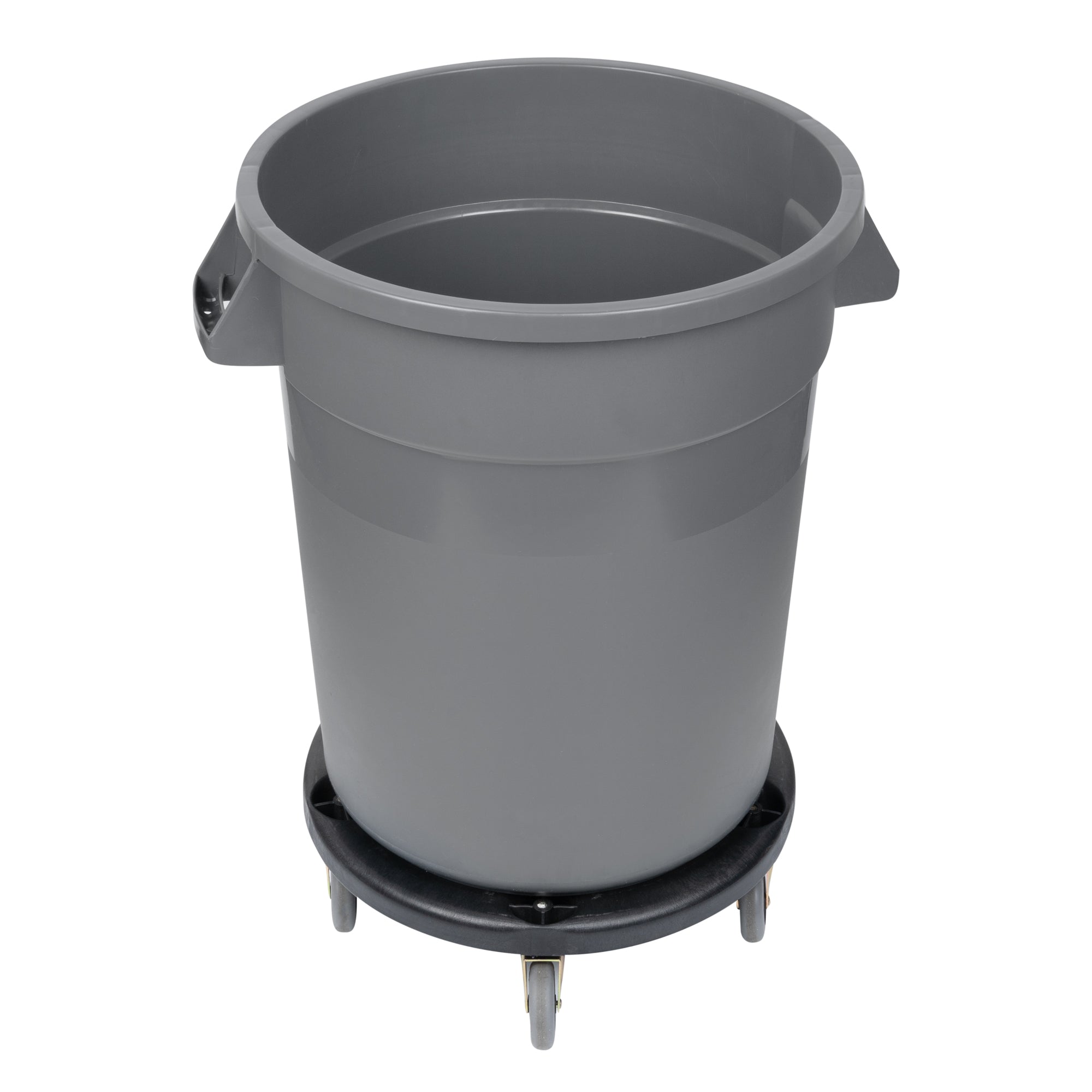 RW Clean Plastic Commercial Trash Can / Ingredient Bin Dolly - Fits 20, 32, 44 and 55 gal - 1 count box