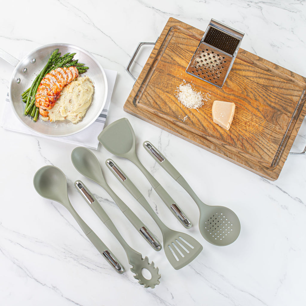 Met Lux Green Silicone Cooking Utensil Set - 6-Piece - 10 count box