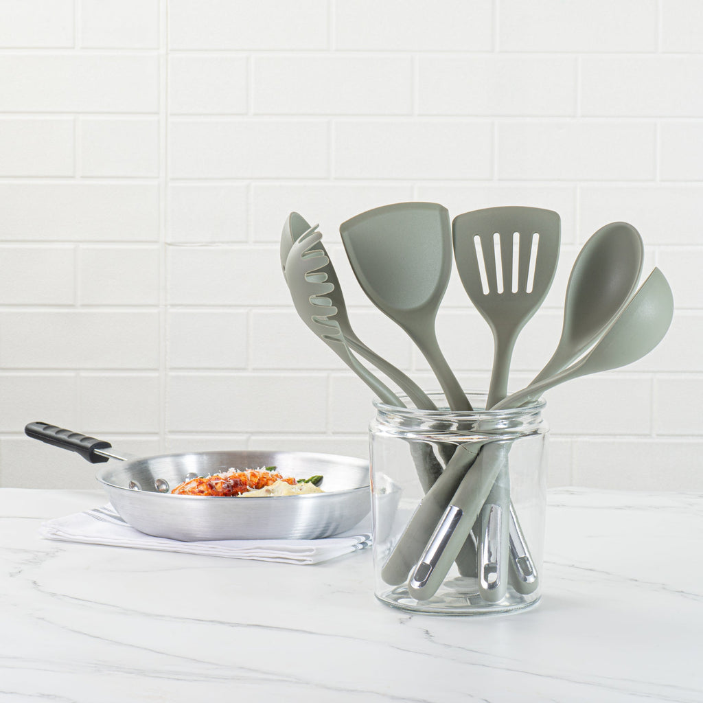Met Lux Green Silicone Cooking Utensil Set - 6-Piece - 10 count box