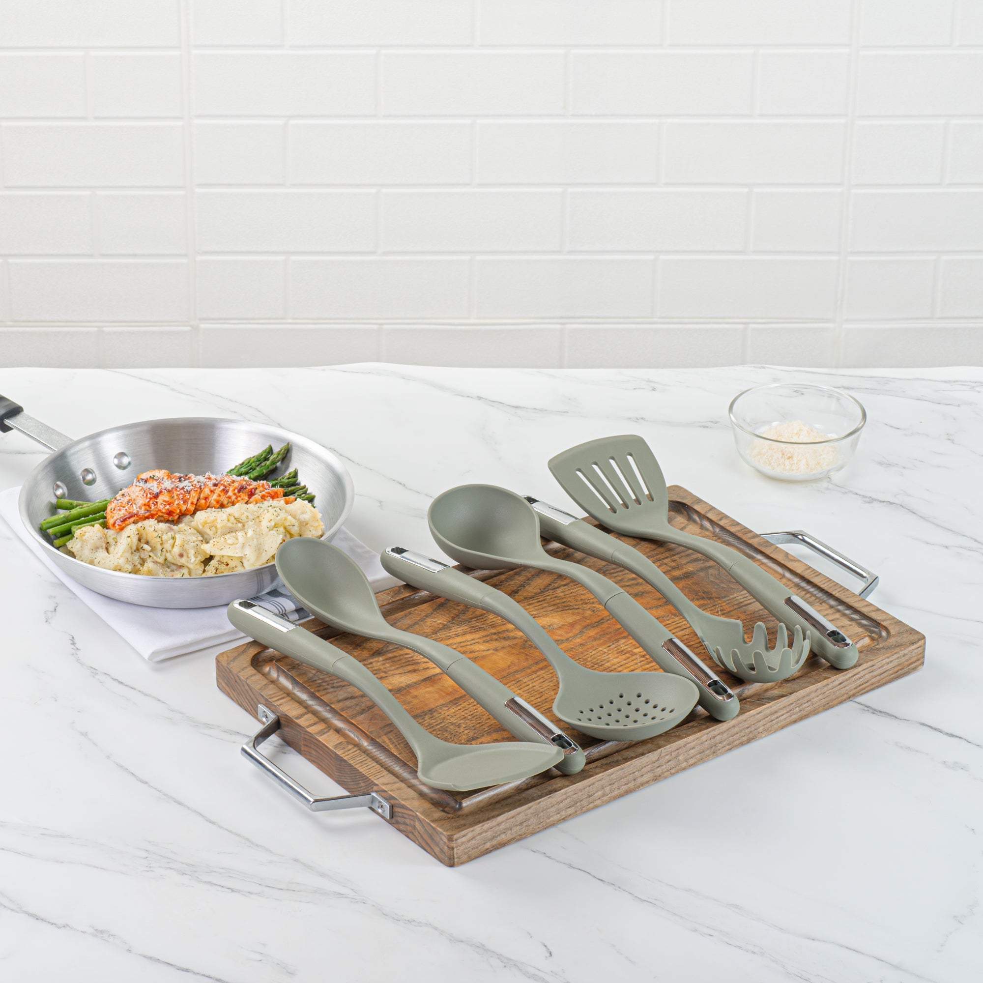 Met Lux Green Silicone Cooking Utensil Set - 6-Piece - 10 count box