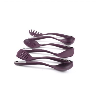 Met Lux Purple Silicone Cooking Utensil Set - 6-Piece - 1 count box