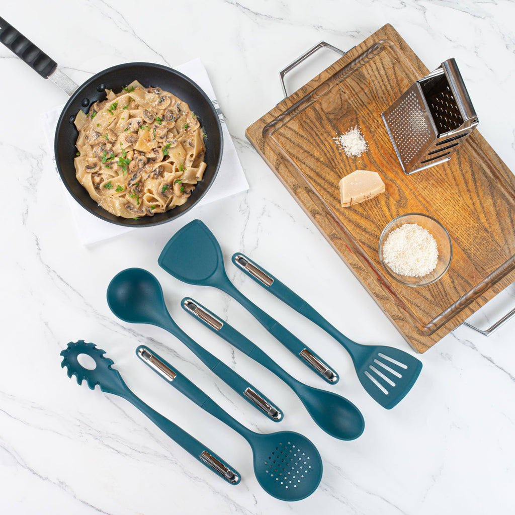 Met Lux Teal Silicone Cooking Utensil Set - 6-Piece - 1 count box