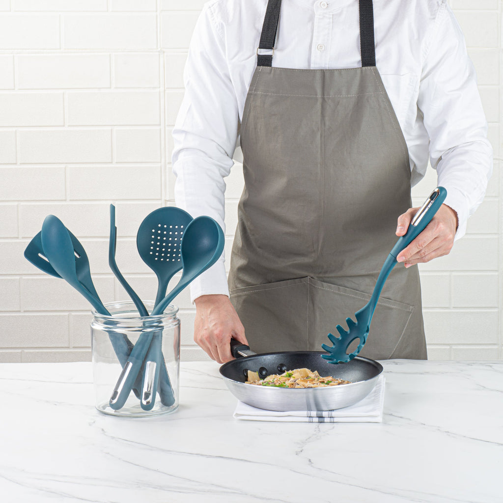 Met Lux Teal Silicone Cooking Utensil Set - 6-Piece - 10 count box