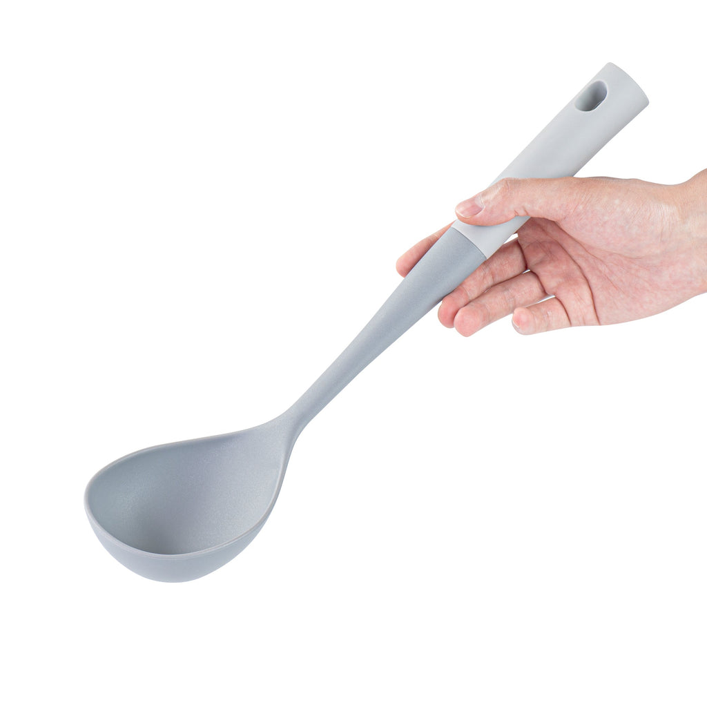 Met Lux Gray and White Nylon High Heat Cooking Utensil Set - 6-Piece - 1 count box