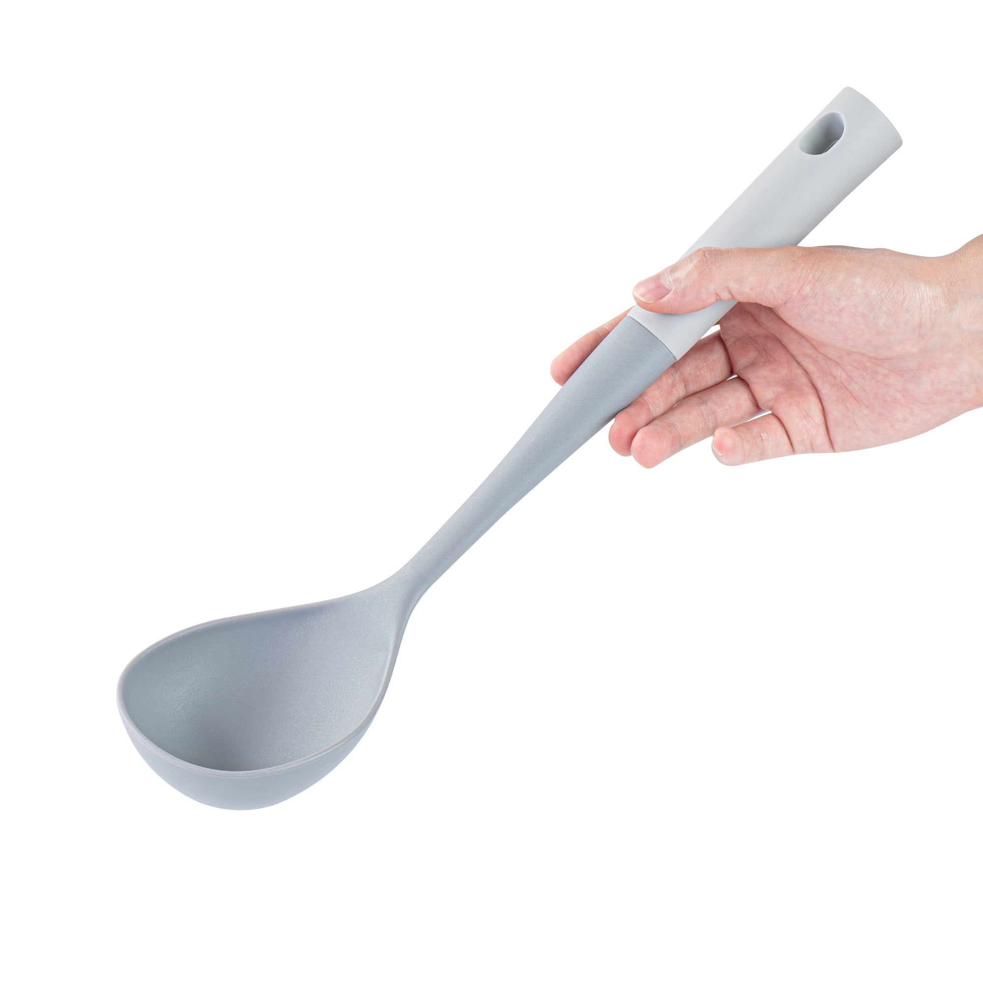 Met Lux Gray and White Nylon High Heat Cooking Utensil Set - 6-Piece - 10 count box