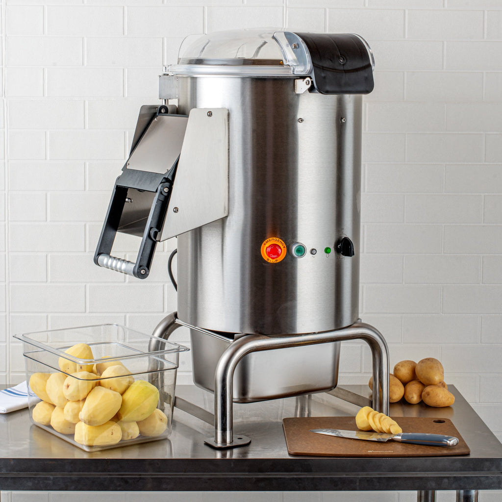 Hi Tek 22 lb. Stainless Steel Potato Peeler - 110V, 1 HP - 1 count box