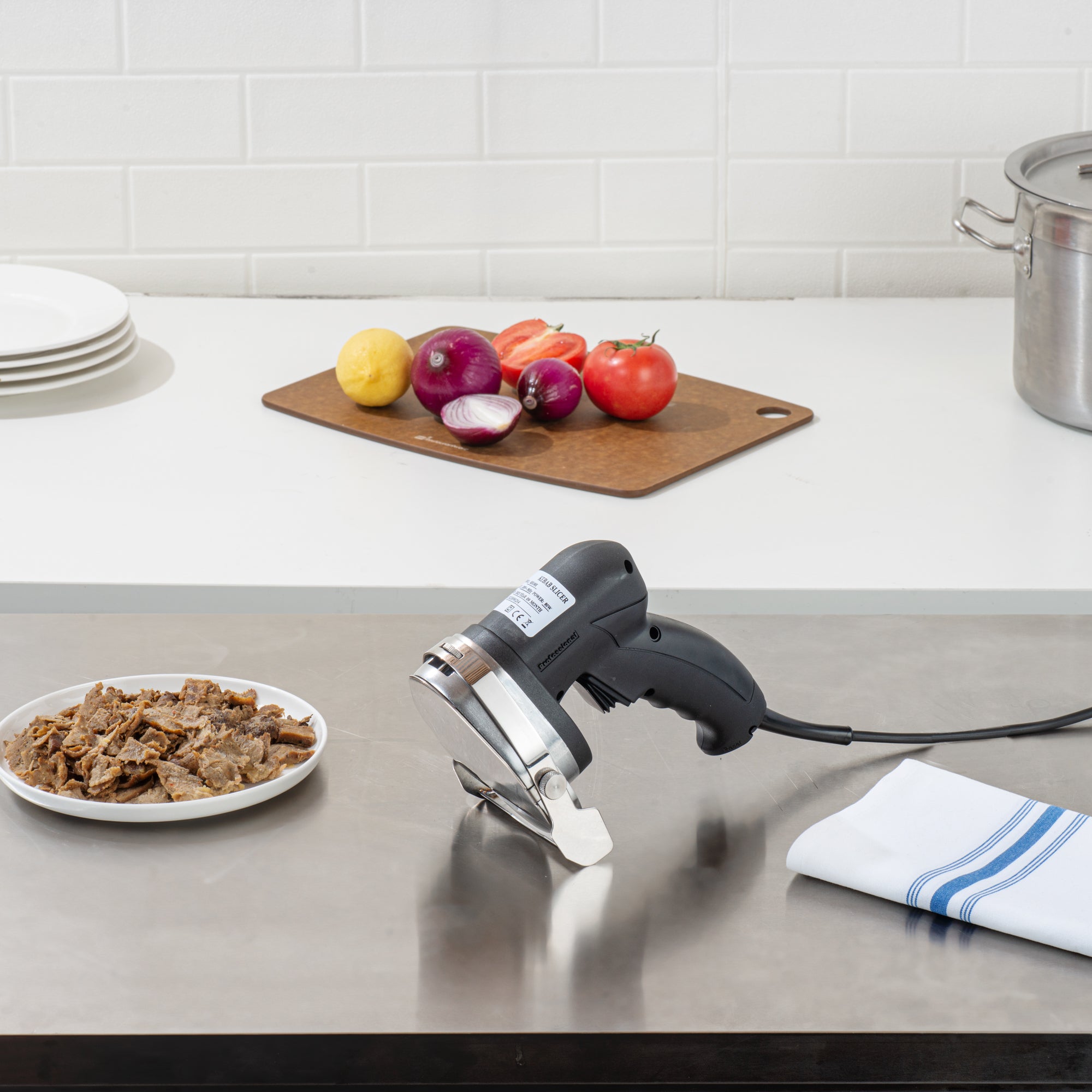 Hi Tek Kebab Slicer / Gyro Cutter - 80W, 110V - 1 count box
