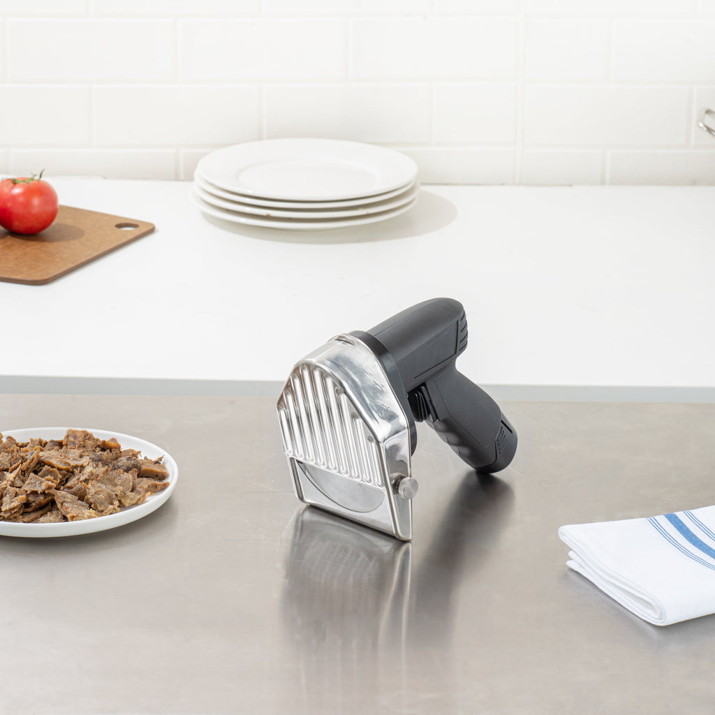 Hi Tek Cordless Kebab Slicer / Gyro Cutter - 80W, 110V/240V - 1 count box