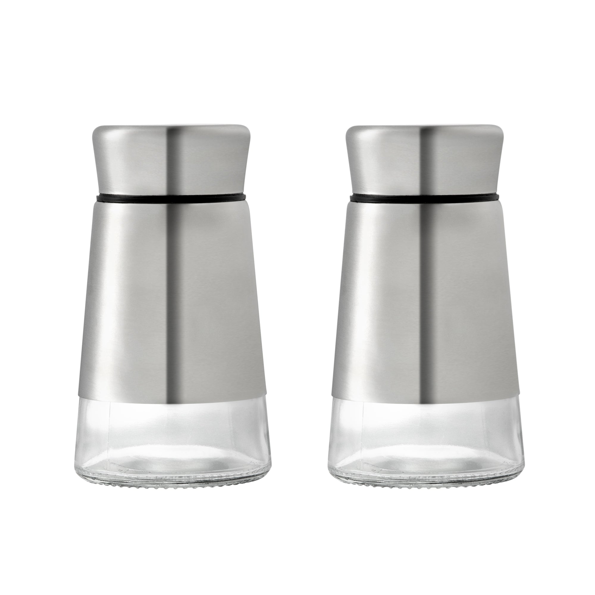 Met Lux 2 oz Stainless Steel Salt and Pepper Shaker Set - 1 count box