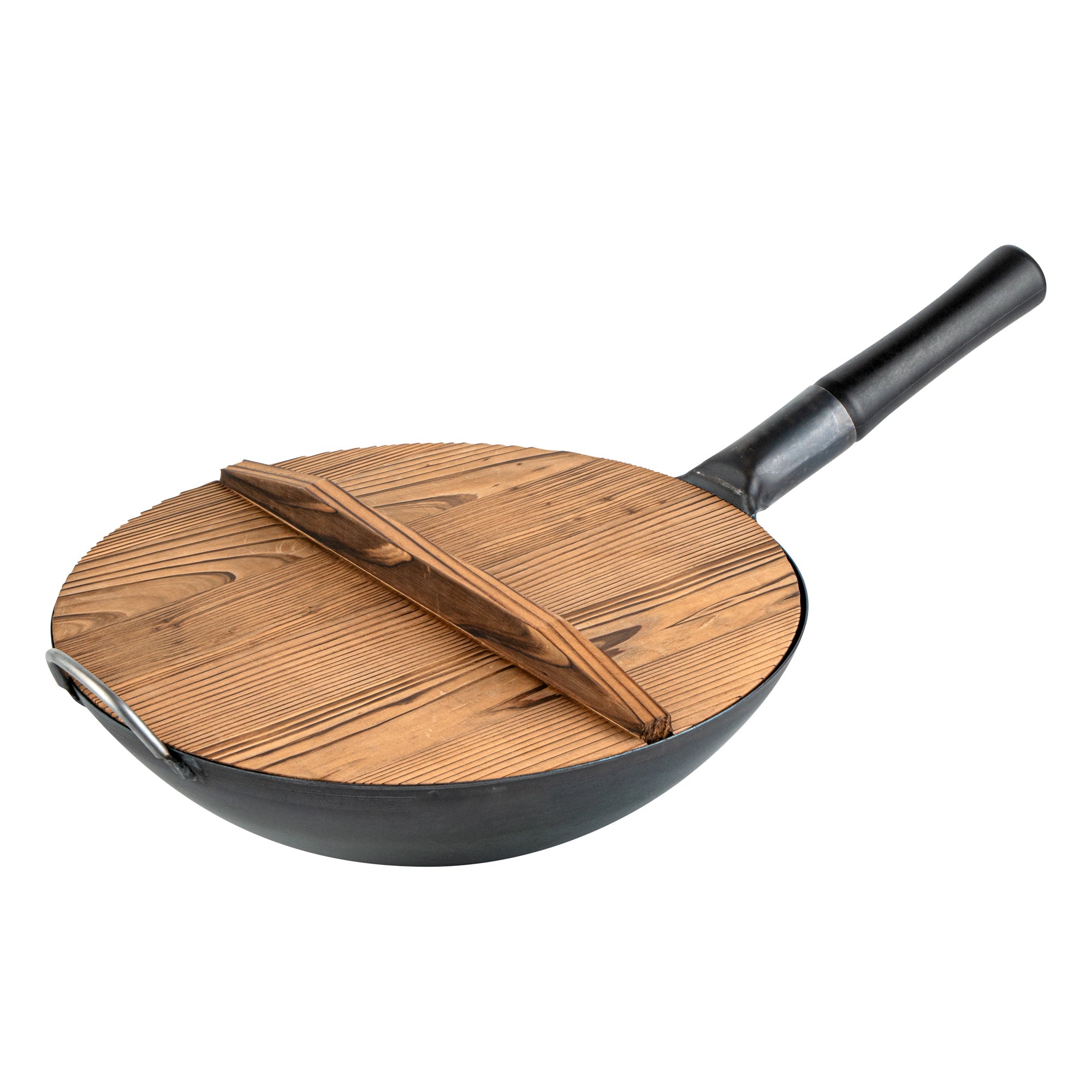Motomori 12" Handmade Lightweight Wood Wok Lid - 1 count box