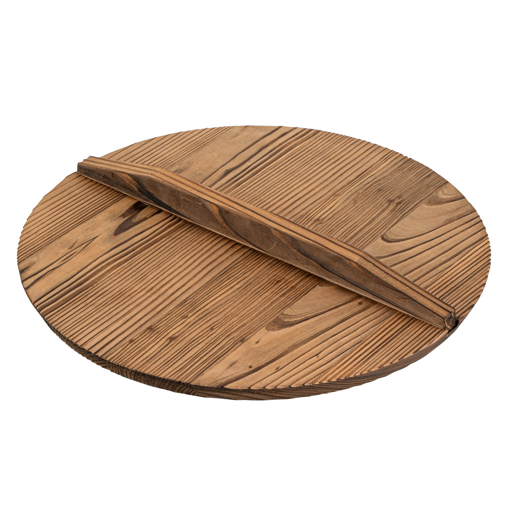 Motomori 12" Handmade Lightweight Wood Wok Lid - 10 count box