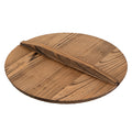 Motomori 12" Handmade Lightweight Wood Wok Lid - 10 count box