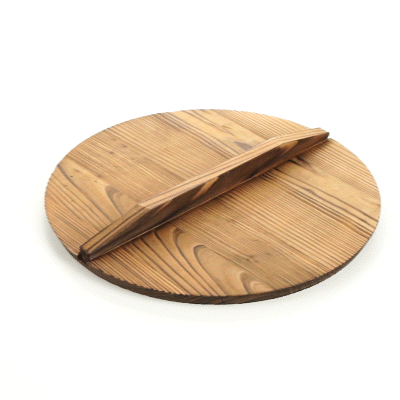 Motomori 12" Handmade Lightweight Wood Wok Lid - 10 count box