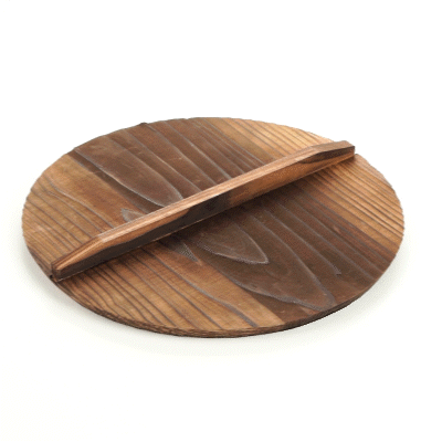 Motomori 14" Handmade Lightweight Wood Wok Lid - 1 count box
