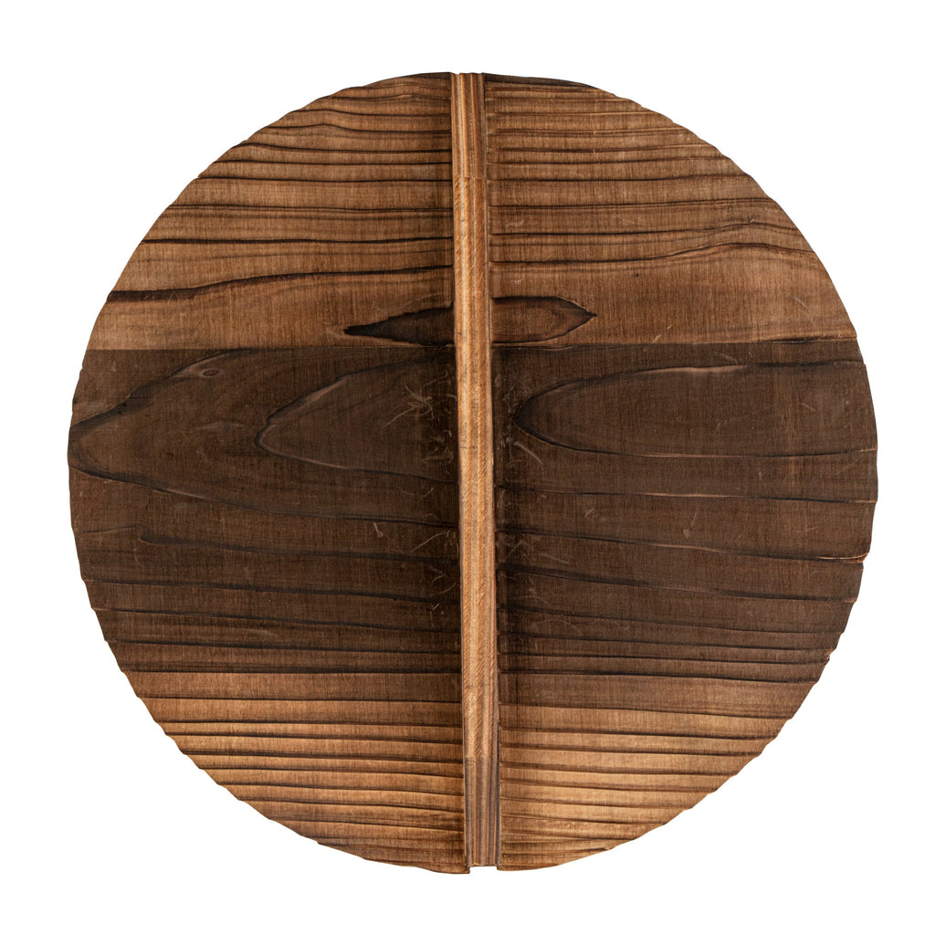 Motomori 14" Handmade Lightweight Wood Wok Lid - 10 count box
