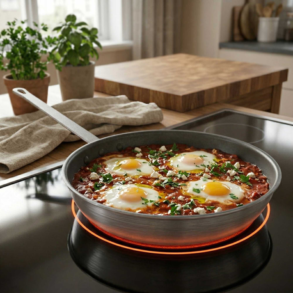 Met Lux Aluminum 12" Fry Pan - Non-Stick - 6 count box