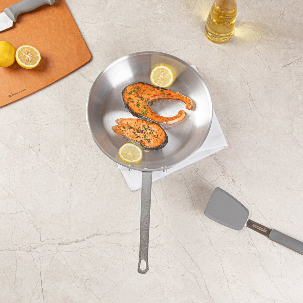 Met Lux Aluminum 12" Fry Pan - 1 count box