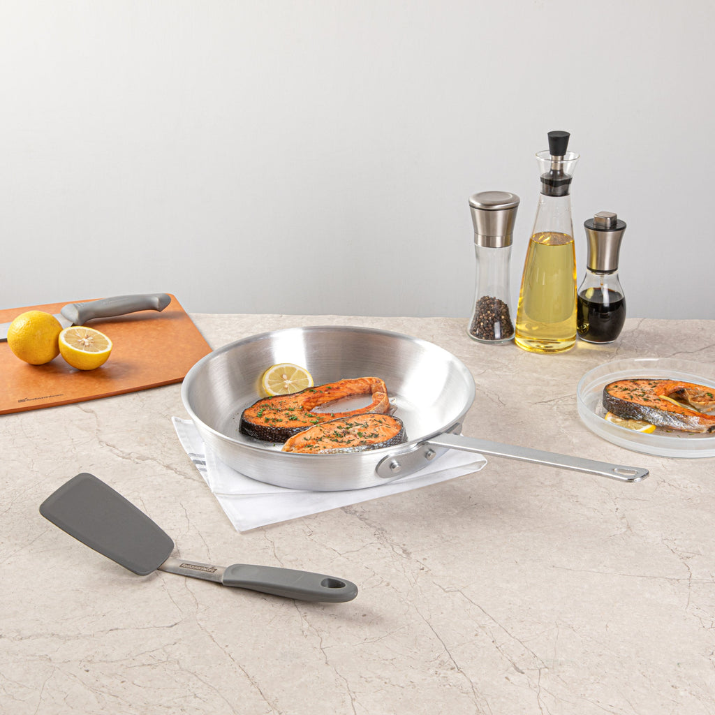Met Lux Aluminum 12" Fry Pan - 6 count box