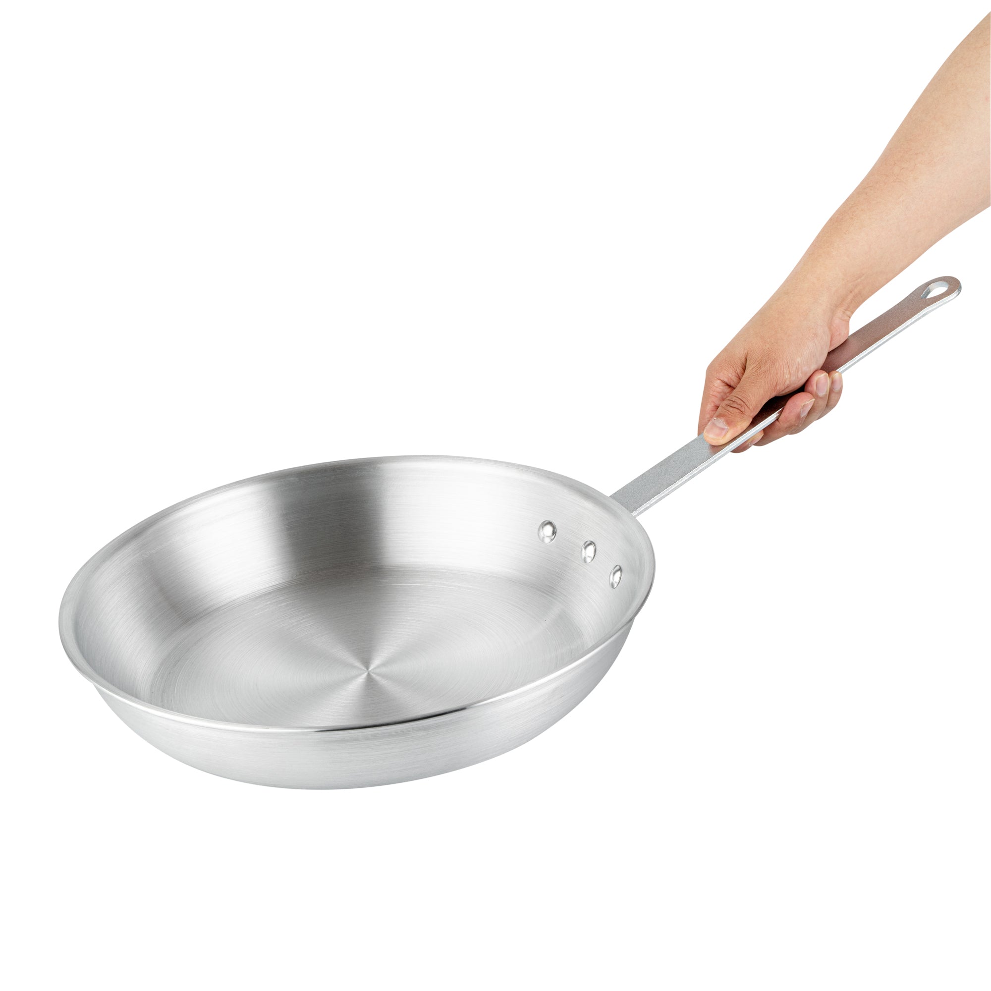 Met Lux Aluminum 14" Fry Pan - 6 count box