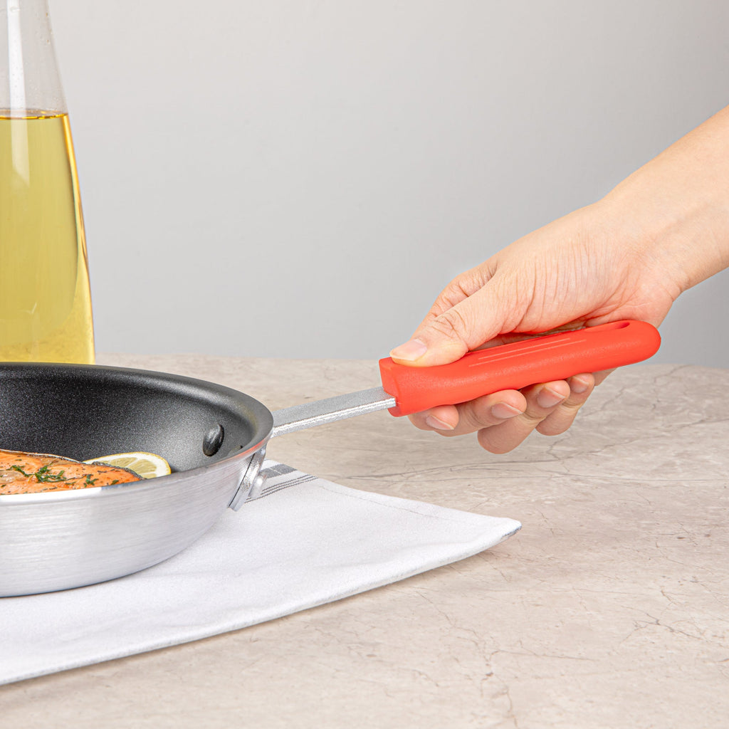 Met Lux Red Silicone Removable Pan Handle Sleeve - For 7" and 8" Aluminum Pans - 4 1/4" - 1 count box