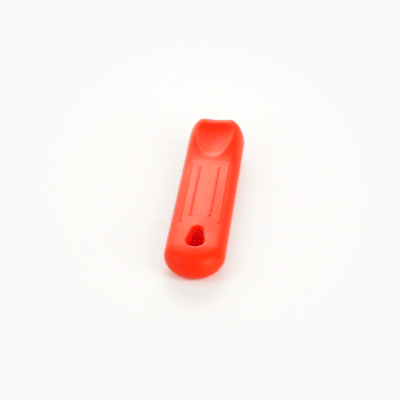 Met Lux Red Silicone Removable Pan Handle Sleeve - For 10" and 12" Aluminum Pans - 5 1/4" - 1 count box
