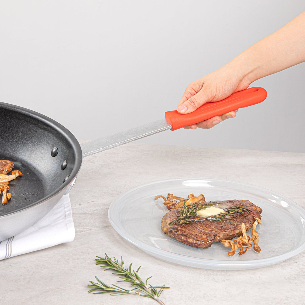 Met Lux Red Silicone Removable Pan Handle Sleeve - For 14" Aluminum Pans - 6 1/4" - 1 count box