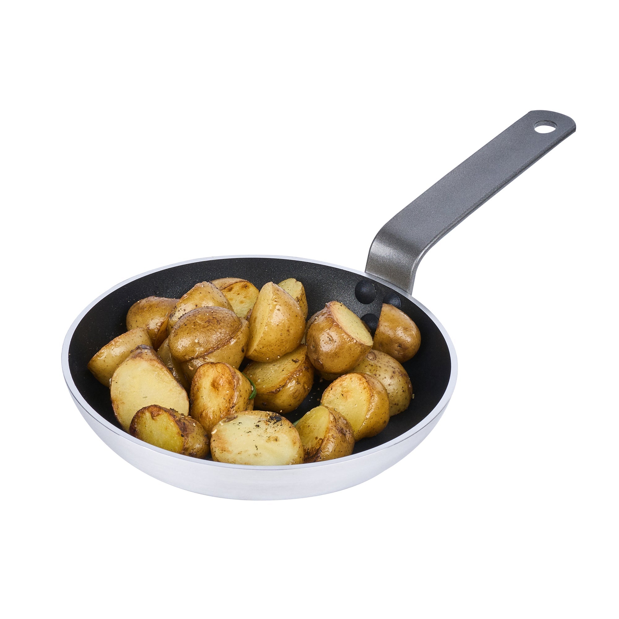 Met Lux Aluminum 8" Fry Pan - Non-Stick, Induction Ready, Heavy Duty - 1 count box