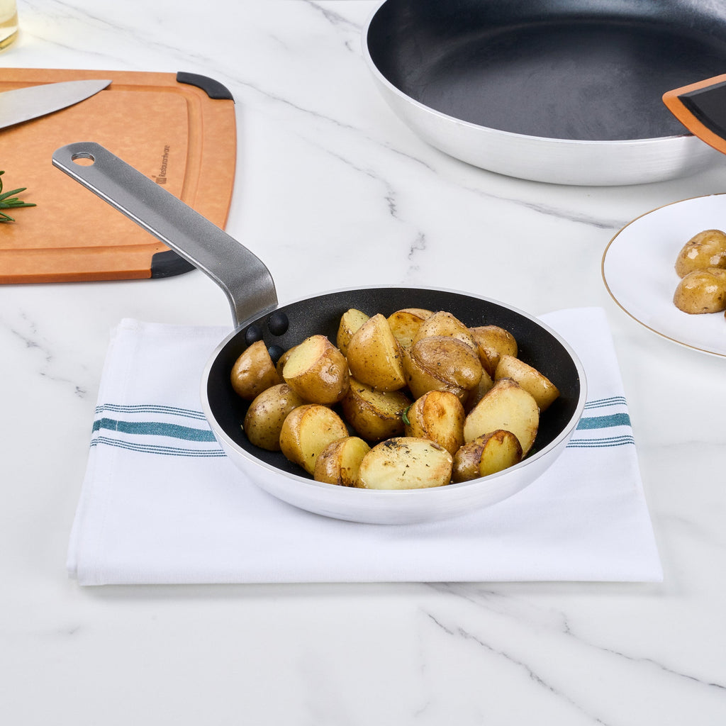Met Lux Aluminum 8" Fry Pan - Non-Stick, Induction Ready, Heavy Duty - 1 count box