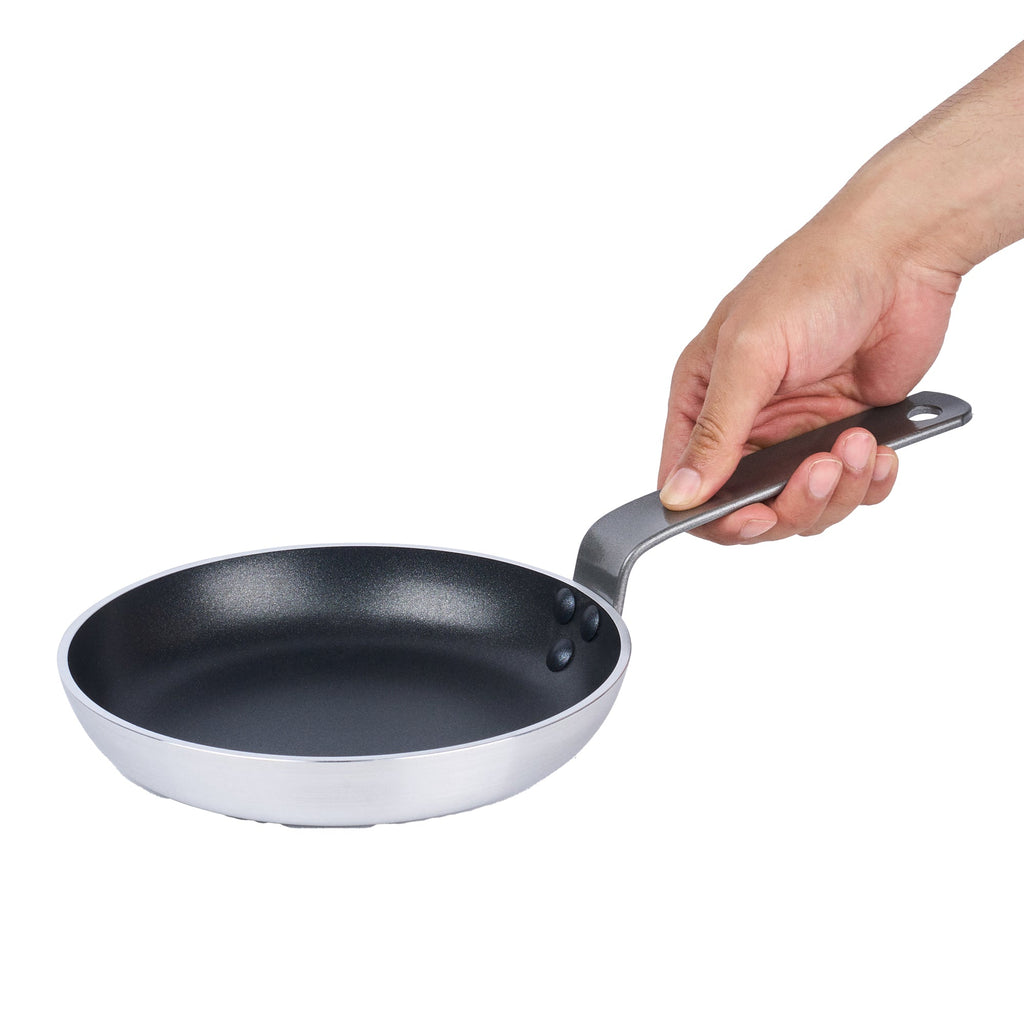 Met Lux Aluminum 8" Fry Pan - Non-Stick, Induction Ready, Heavy Duty - 1 count box