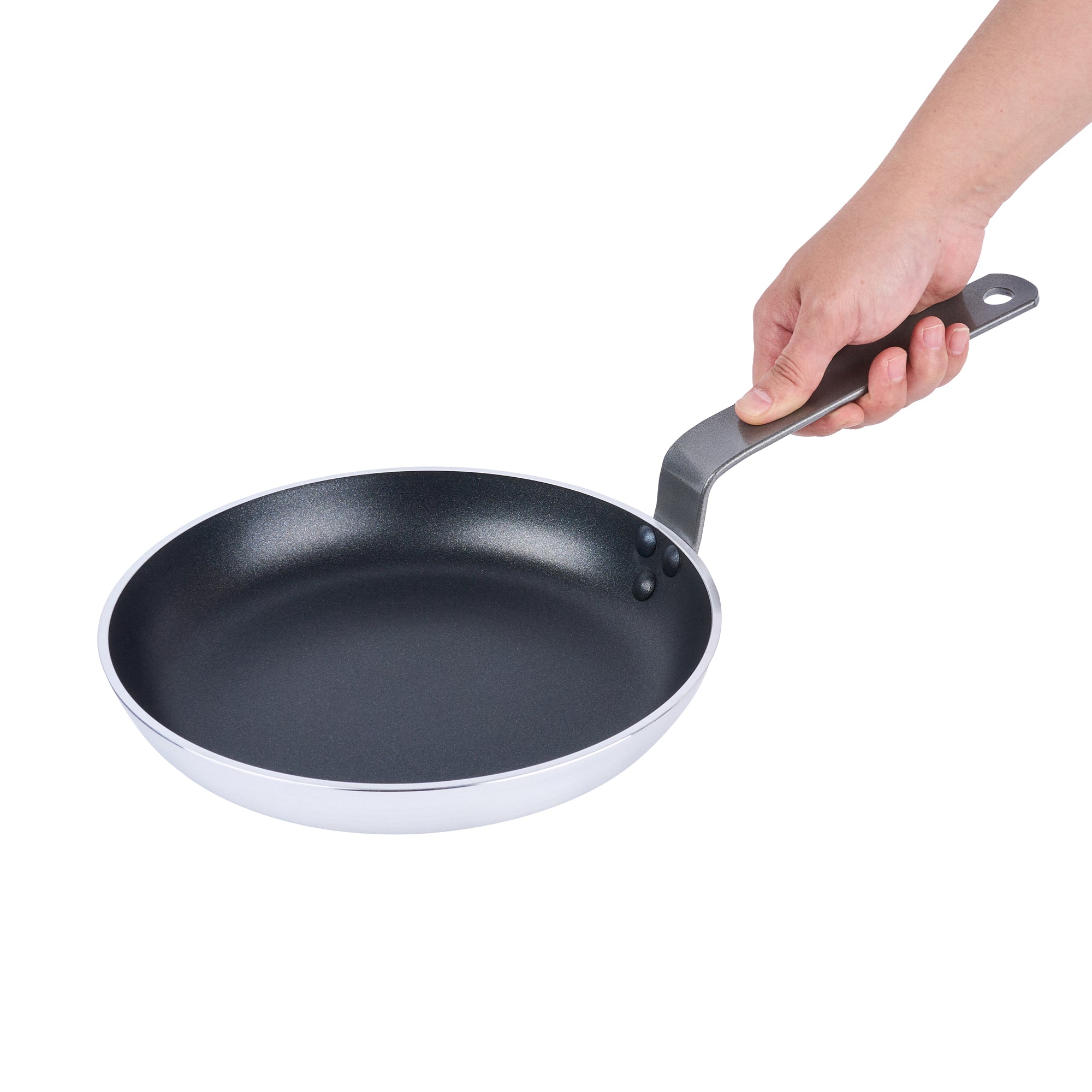 Met Lux Aluminum 9" Fry Pan - Non-Stick, Induction Ready, Heavy Duty - 1 count box