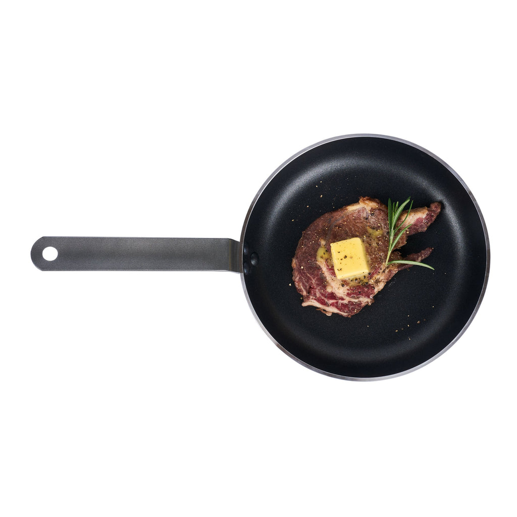 Met Lux Aluminum 9" Fry Pan - Non-Stick, Induction Ready, Heavy Duty - 6 count box