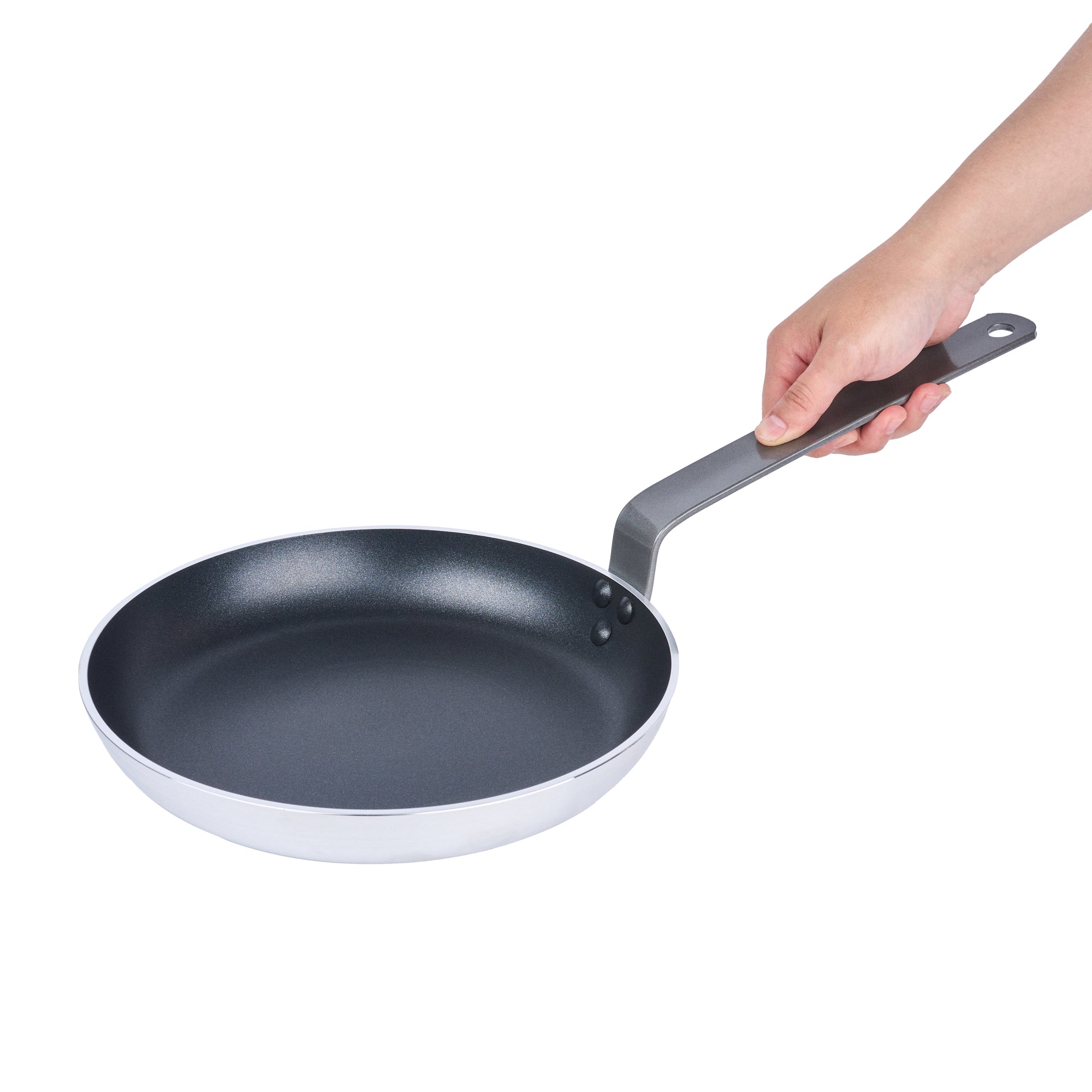 Met Lux Aluminum 10" Fry Pan - Non-Stick, Induction Ready, Heavy Duty - 1 count box