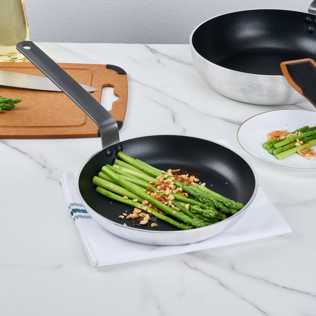 Met Lux Aluminum 10" Fry Pan - Non-Stick, Induction Ready, Heavy Duty - 1 count box