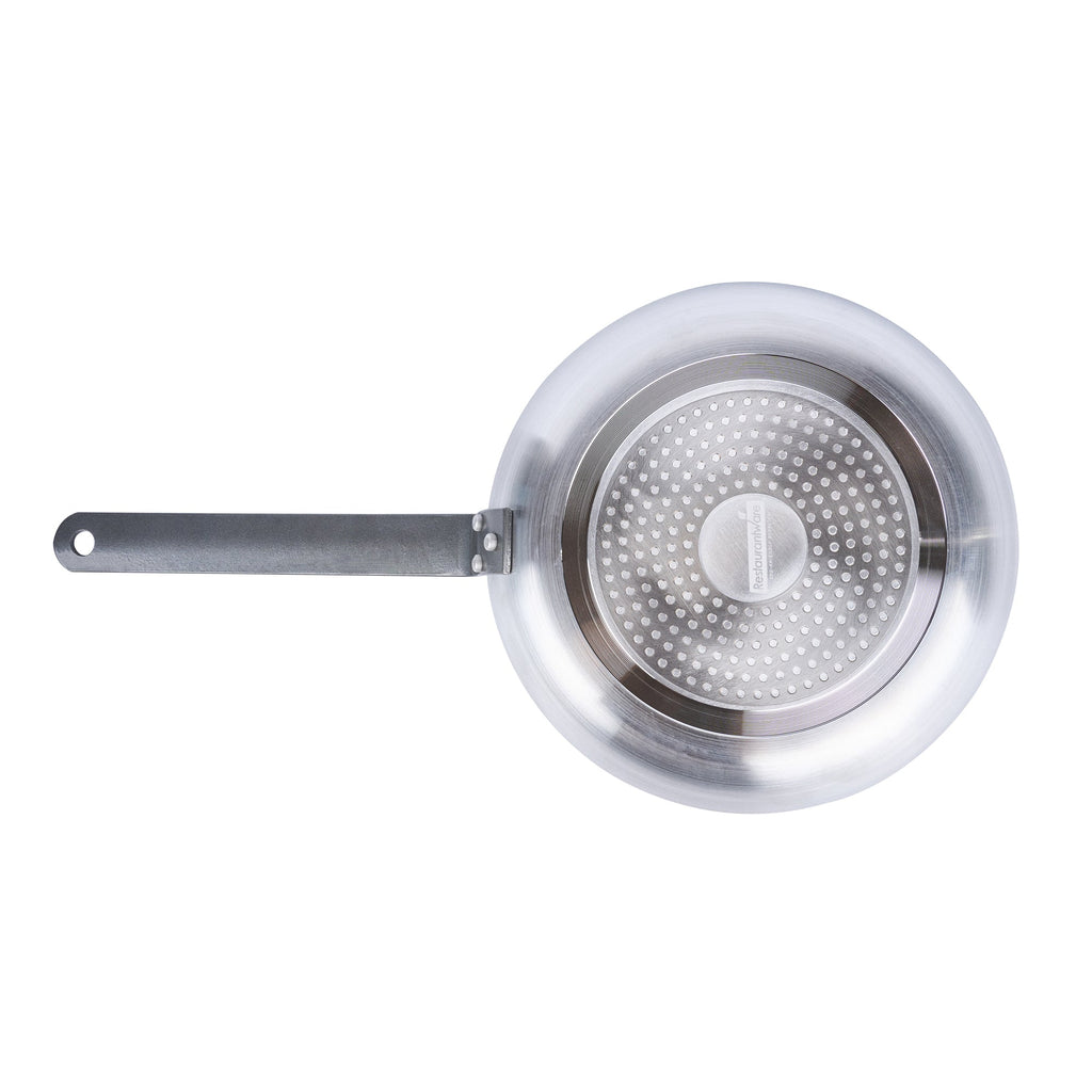 Met Lux Aluminum 10" Fry Pan - Non-Stick, Induction Ready, Heavy Duty - 6 count box