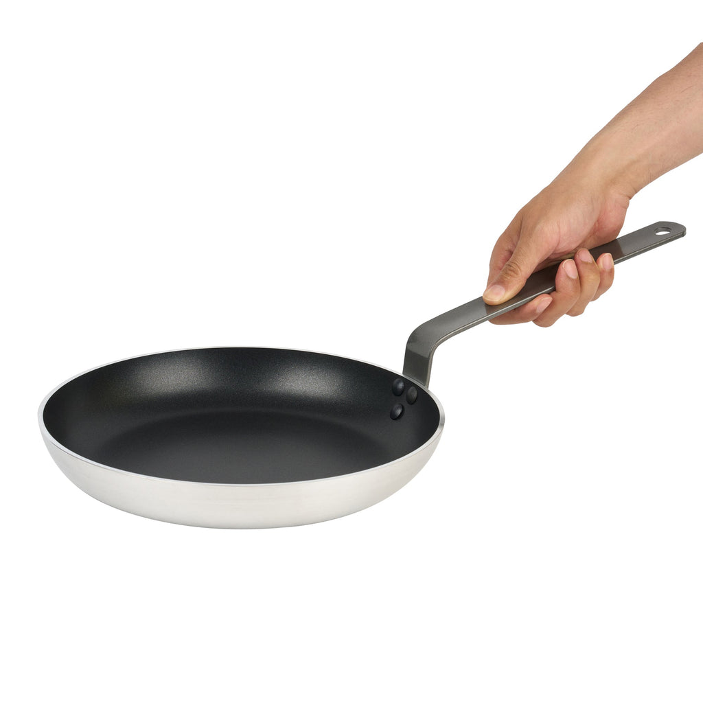 Met Lux Aluminum 11" Fry Pan - Non-Stick, Induction Ready, Heavy Duty - 6 count box