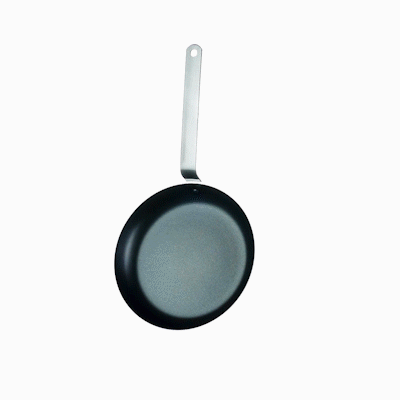 Met Lux Aluminum 11" Fry Pan - Non-Stick, Induction Ready, Heavy Duty - 6 count box