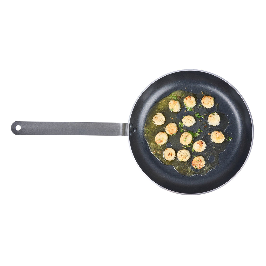 Met Lux Aluminum 12" Fry Pan - Non-Stick, Induction Ready, Heavy Duty - 1 count box