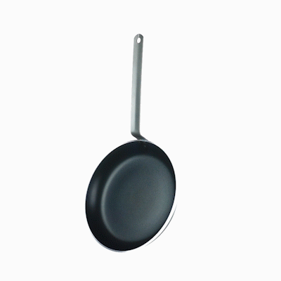 Met Lux Aluminum 12" Fry Pan - Non-Stick, Induction Ready, Heavy Duty - 1 count box