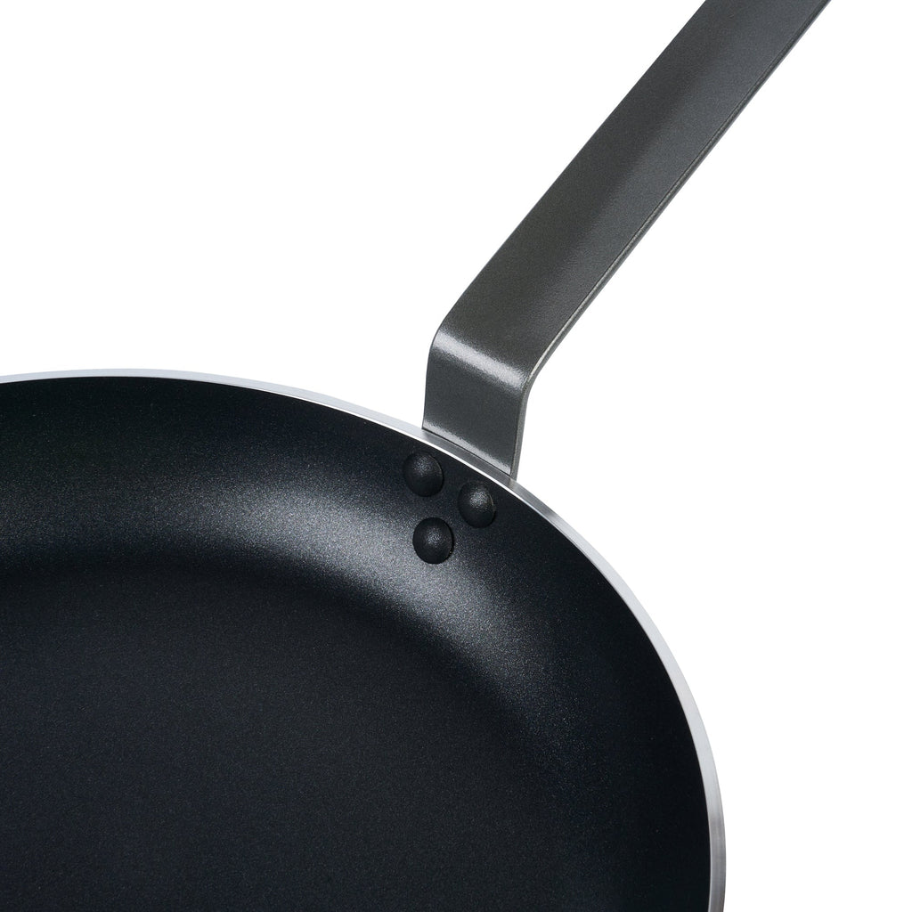 Met Lux Aluminum 12" Fry Pan - Non-Stick, Induction Ready, Heavy Duty - 1 count box