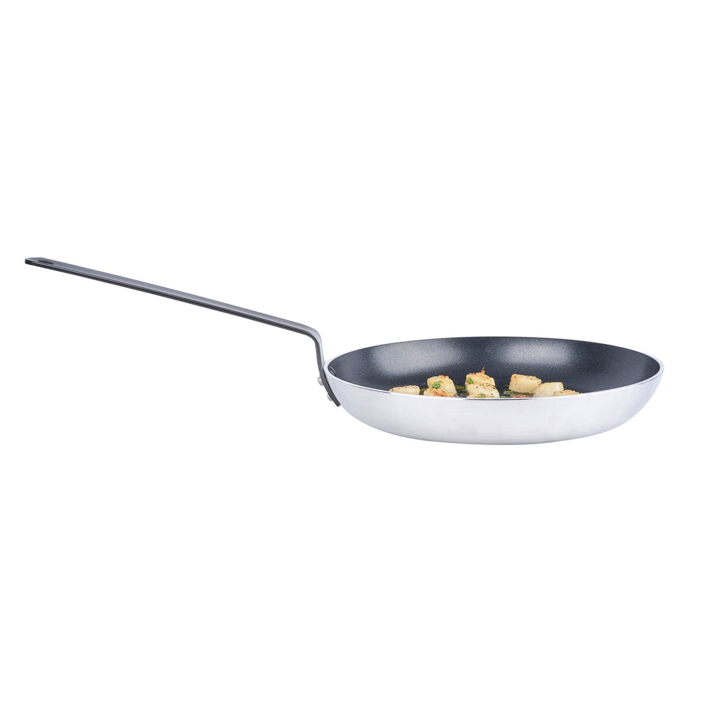 Met Lux Aluminum 12" Fry Pan - Non-Stick, Induction Ready, Heavy Duty - 6 count box
