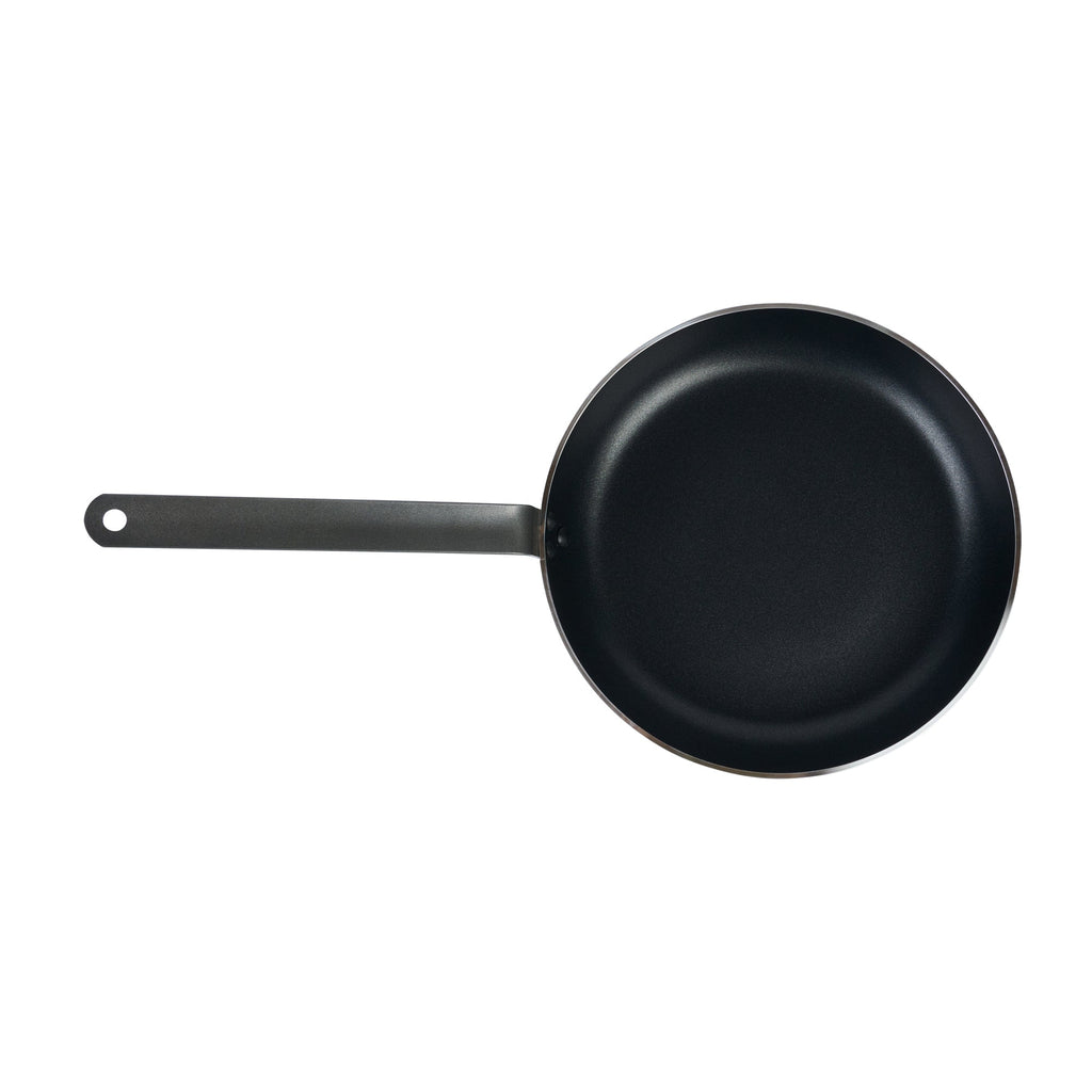 Met Lux Aluminum 12" Fry Pan - Non-Stick, Induction Ready, Heavy Duty - 6 count box