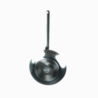 Met Lux Aluminum 13" Fry Pan - Non-Stick, Induction Ready, Heavy Duty - 1 count box