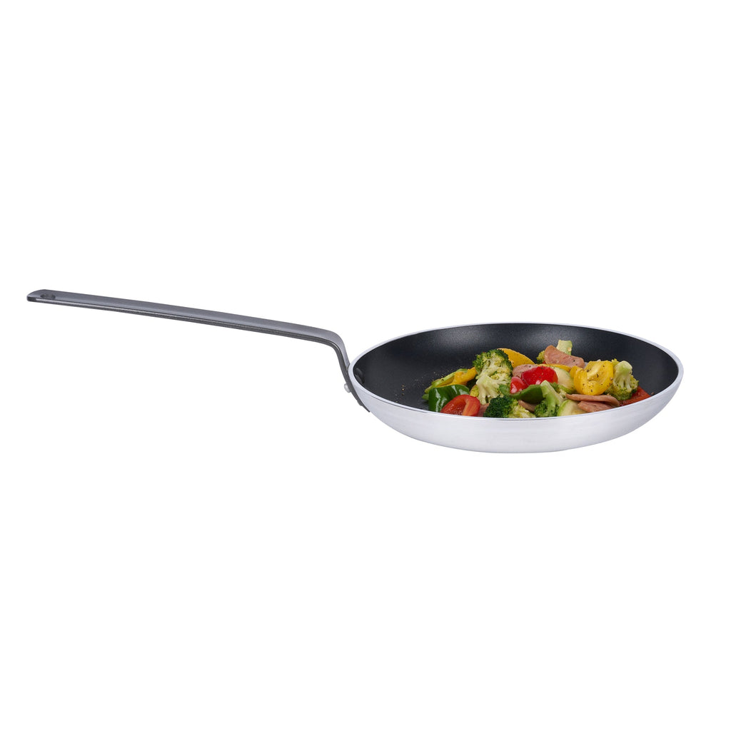 Met Lux Aluminum 13" Fry Pan - Non-Stick, Induction Ready, Heavy Duty - 6 count box